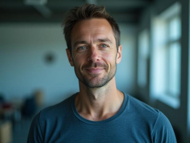 Dr. Andrew Huberman, a neuroscientist, in an engaging, direct address to the camera.